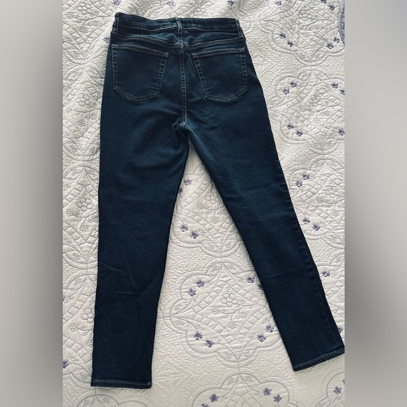 COPY - High Rise Stright Cut Jeans - Picture 3 of 5